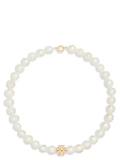 Tory Burch 'kira' Necklace In White