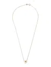Tory Burch Logo Pendant Necklace In Gold