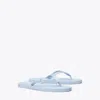 Tory Burch Slate Rubber Kira Thong Slippers In Blue