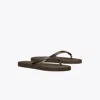 Tory Burch Kira Padded Flip-flop In Brown