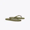 Tory Burch Kira Padded Flip-flop In Green