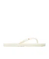 Tory Burch Women's Kira Padded Flip Flop Sandals In White