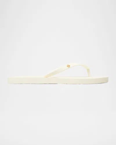 Tory Burch Kira Padded Flip-flops In Gold