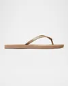 Tory Burch Kira Padded Flip-flops In Mountain Gray / Silver