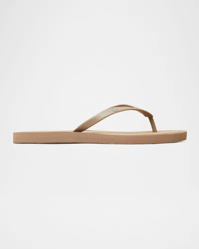 Tory Burch Kira Padded Flip-flops In Brown