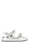 Tory Burch Kira Sports Sandals With Crystals In White