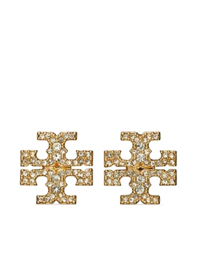 Tory Burch Kira Pave Earrings In Gold