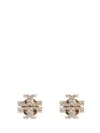 Tory Burch Kira Earrings With Pavã© In Gold