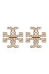 Tory Burch Kira Crystal Embellished Earrings