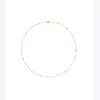 Tory Burch Kira Pearl Delicate Necklace In Tory Gold / Pearl