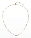 Tory Burch Kira Pearl Delicate Necklace In Tory Gold  Pearl