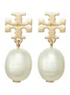Tory Burch Kira Pearl Drop Earring In Gold