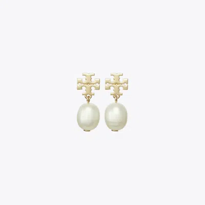 Tory Burch Kira Pearl Drop Earrings In Gold