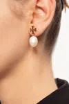 Tory Burch Kira Pearl Earring In Gold