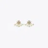 Tory Burch Kira Pearl Front-back Earring In Gold