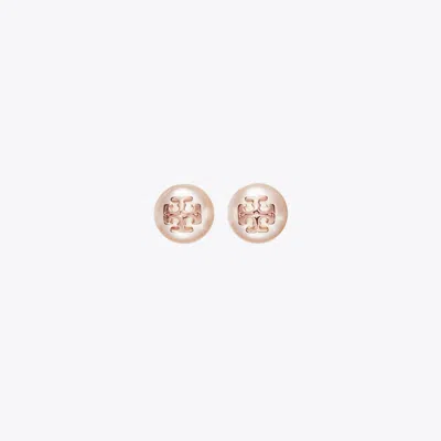 Tory Burch Kira Pearl Stud Earrings In Gold