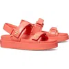 Tory Burch Kira Platform Sport Sandal In Coral Crush