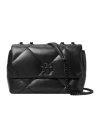 Tory Burch Kira Mini Diamond Quilted Crossbody In Black