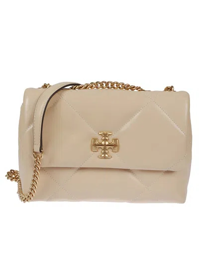 Tory Burch Kira Quilted Leather Shoulder Bag In Neutral
