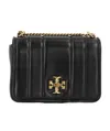 Tory Burch Kira Quilted Shoulder Bag In Black