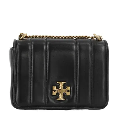 Tory Burch Kira Quilted Shoulder Bag In Black