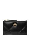 Tory Burch Kira Quilted Wallet In Black