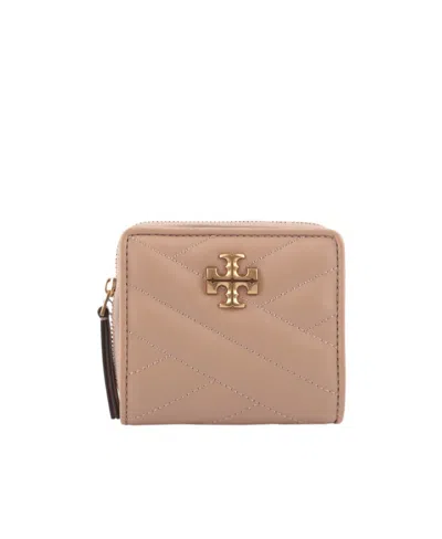 Tory Burch Kira Quilted Wallet In Nude | ModeSens