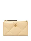 Tory Burch Kira Quilted Wallet In Yellow
