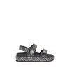 Tory Burch 35mm T Mono Kira Sport Jacquard Sandals