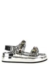 Tory Burch Silver Kira Sandals