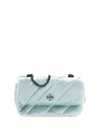 Tory Burch Velvet Mini Kira Bag In Blue