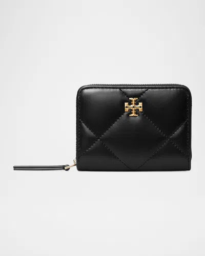 TORY BURCH KIRA SMAL DIAMOND QUILTED LEATHER WALLET