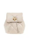 Tory Burch Kira Diamond Small Leather Backpack In Pattern