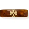 Tory Burch Kira Small Barrette In Brown