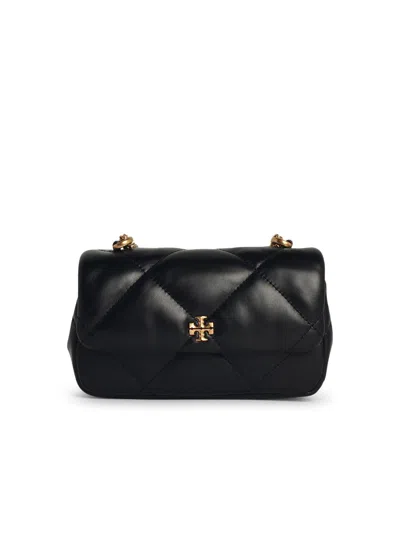 Tory Burch 'kira' Small Black Lear Crossbody Bag