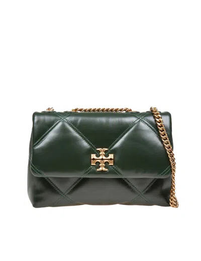 Tory Burch Kira Small Diamond Quilted Green Color