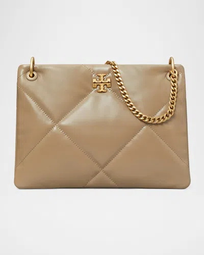TORY BURCH KIRA SMALL DIAMOND QUILTED LEATHER SHOULDER BAG