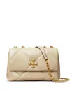 Tory Burch Small Kira Diamond Quilted Convertible Leather Shoulder Bag In Neutral
