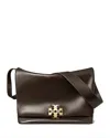 Tory Burch Kira Soft Leather Large Shoulder Bag In Brown