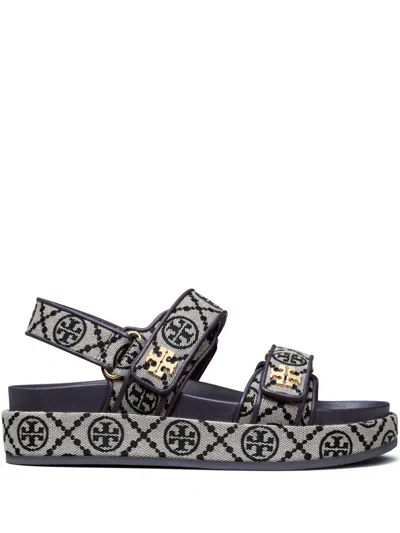 TORY BURCH KIRA SPORT MONOGRAM SANDALS