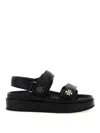 Tory Burch Kira Two Band Sport Sandals Perfect Black In Black