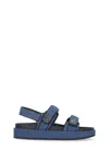 Tory Burch Kira Denim Dual-band Sport Sandals In Blue