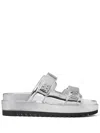 Tory Burch Kira Burch Slide In Silver