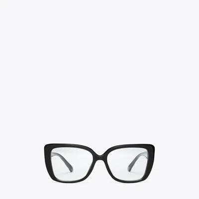 Tory Burch Kira Square Eyeglasses In Black