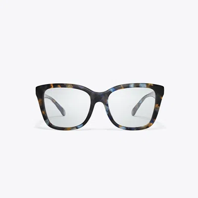 Tory Burch Kira Square Eyeglasses In Blue