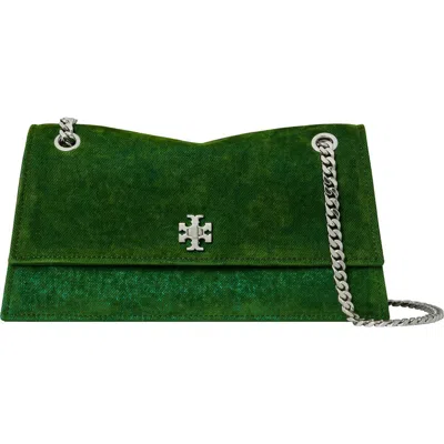 Tory Burch Kira Turnlock Convertible Crossbody Bag In Green