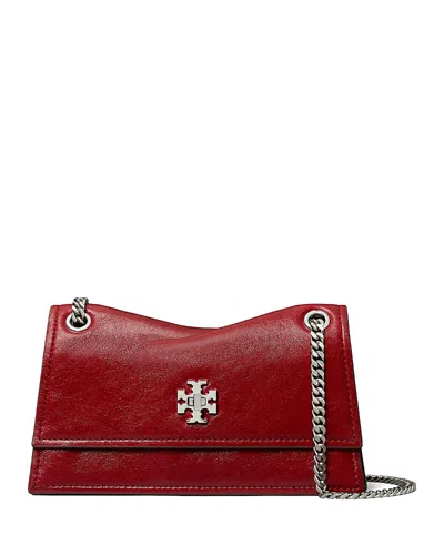Tory Burch Kira Turnlock Leather Mini Bag In Red