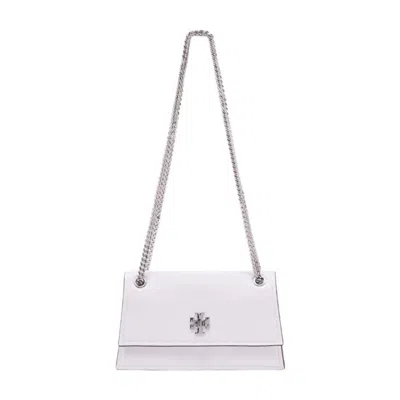 Tory Burch Kira Turnlock Mini Shoulder Bag In White