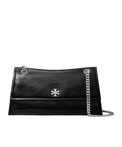 Tory Burch Kira Turnlock Shoulder Bag In Black