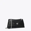 Tory Burch Mini Kira Turnlock Convertible Crossbody Bag In Black